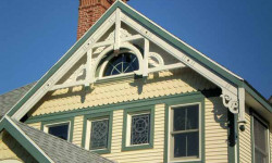 Gingerbread trim on Victorian style house