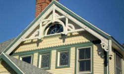 Gingerbread trim on Victorian style house
