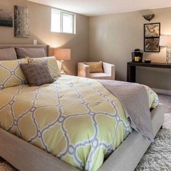 Basement bedroom remodeling in Connecticut