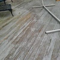 Deck boards before