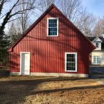 Sideview of detached garage