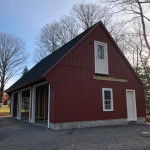 Detached garage front/side view