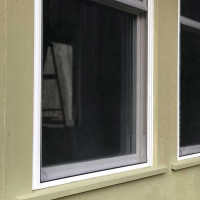 one window with painted trim